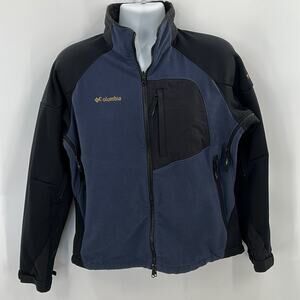 Columbia Men's Blue & Black Titanium Zip Jacket Size Medium